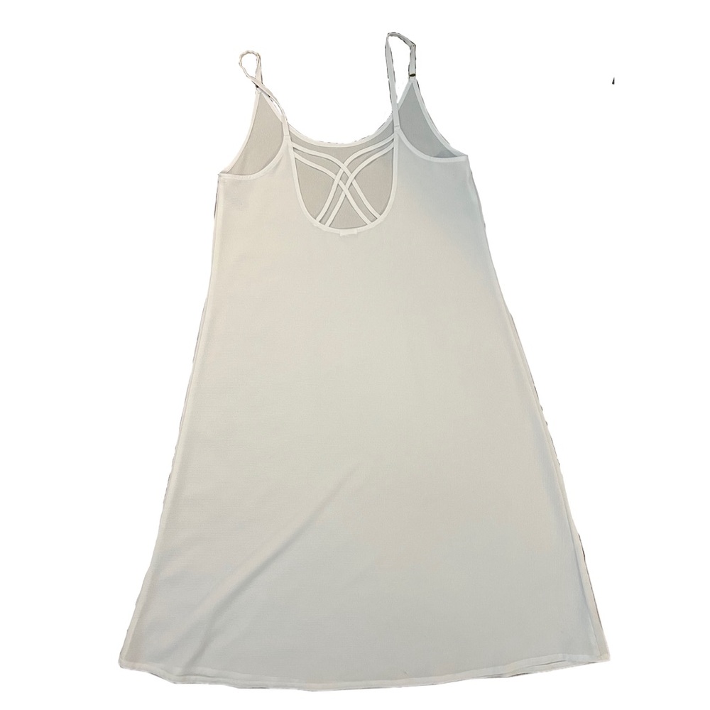 White Slip Midi Dress